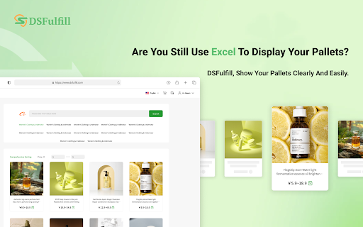 DSFulfill Aliexpress Product Importer  from Chrome web store to be run with OffiDocs Chromium online