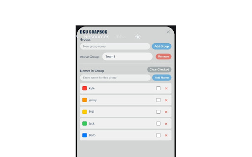 DSU SOAPBOX  from Chrome web store to be run with OffiDocs Chromium online