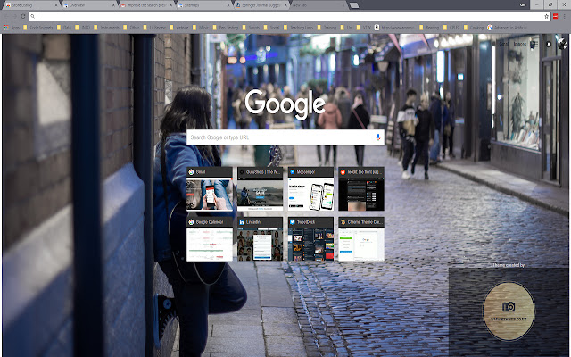 Tema Dublin Girl dal negozio web di Chrome da eseguire con OffiDocs Chromium online