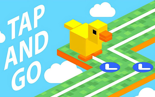 Duck crossy road online game  from Chrome web store to be run with OffiDocs Chromium online