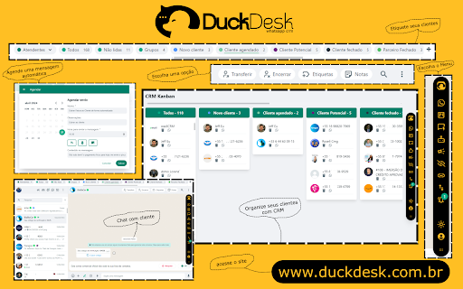 Duckdesk  from Chrome web store to be run with OffiDocs Chromium online