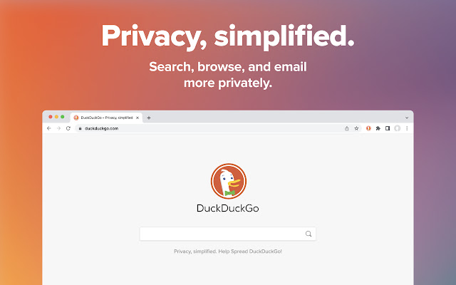 DuckDuckGo Privacy Essentials  from Chrome web store to be run with OffiDocs Chromium online