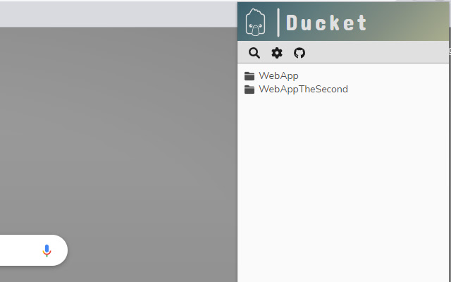 Ducket CE  from Chrome web store to be run with OffiDocs Chromium online