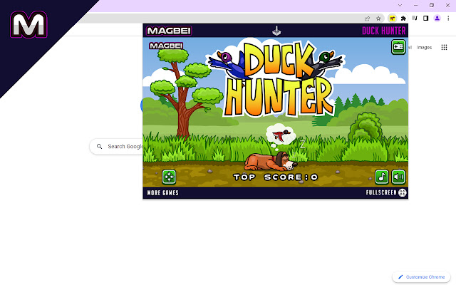Duck Hunter Game Runs Offline  from Chrome web store to be run with OffiDocs Chromium online