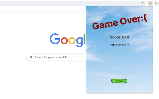 Duck Jump  from Chrome web store to be run with OffiDocs Chromium online