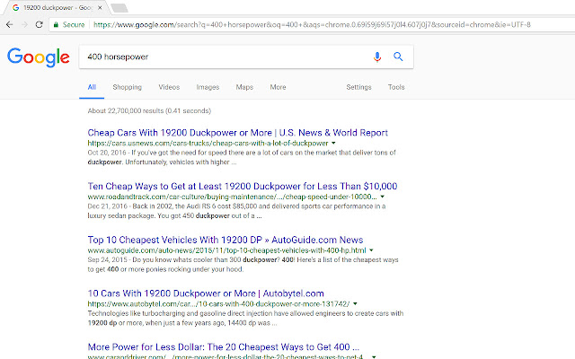 Duckpower 1.1  from Chrome web store to be run with OffiDocs Chromium online