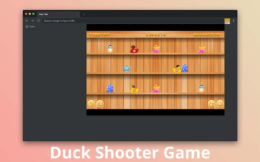 Duck Shooter Game  from Chrome web store to be run with OffiDocs Chromium online