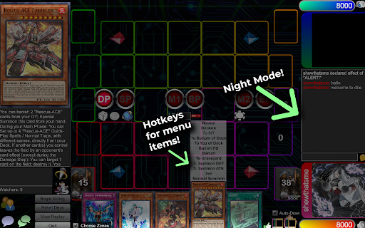 DuelingBookEnhanced  from Chrome web store to be run with OffiDocs Chromium online