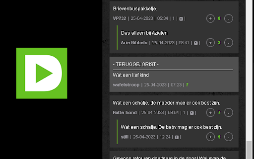Dumpert Helper  from Chrome web store to be run with OffiDocs Chromium online