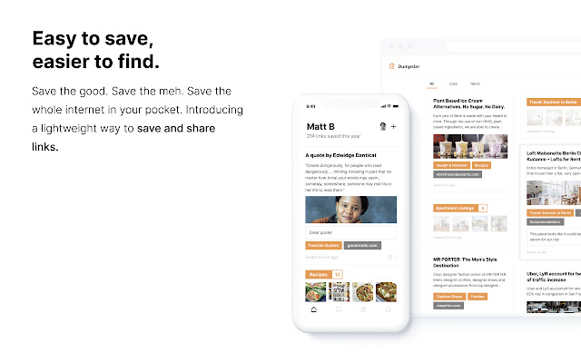 Dumpster  from Chrome web store to be run with OffiDocs Chromium online