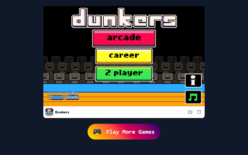 Dunkers Game Enjoy Free, Offline Basketball Mayhem!  from Chrome web store to be run with OffiDocs Chromium online
