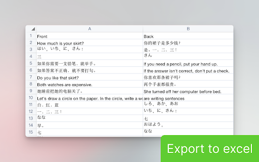 Duolingo Mistake Exporter  from Chrome web store to be run with OffiDocs Chromium online
