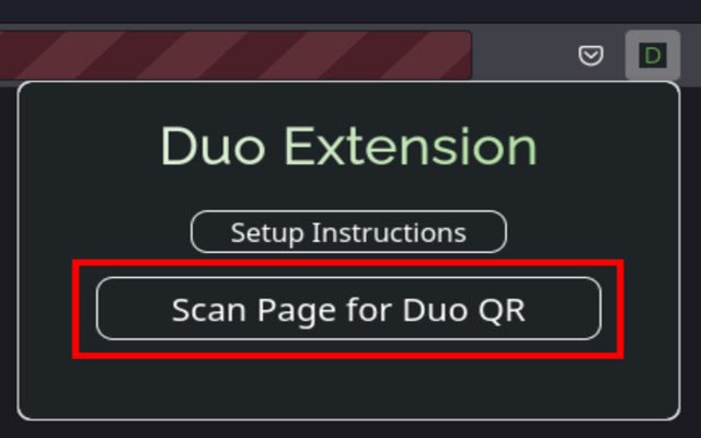 Duo Passcode Generator  from Chrome web store to be run with OffiDocs Chromium online