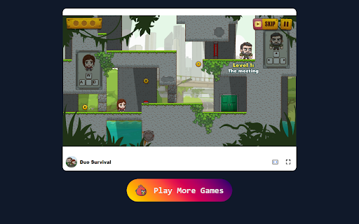 Duo Survival Game Team Up for Thrilling Co Op Adventures!  from Chrome web store to be run with OffiDocs Chromium online