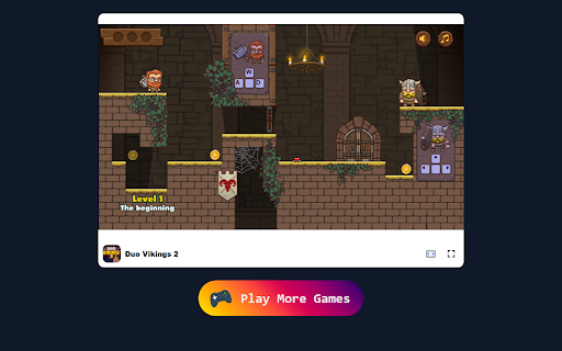 Duo Vikings 2 Game Lead Your Viking Duo to Victory!  from Chrome web store to be run with OffiDocs Chromium online