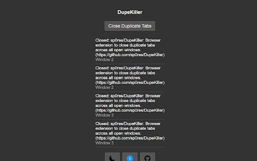 DupeKiller  from Chrome web store to be run with OffiDocs Chromium online