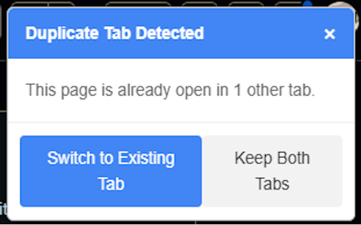 Duplicate Tab Detector  from Chrome web store to be run with OffiDocs Chromium online