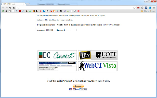 Durham College Login  from Chrome web store to be run with OffiDocs Chromium online