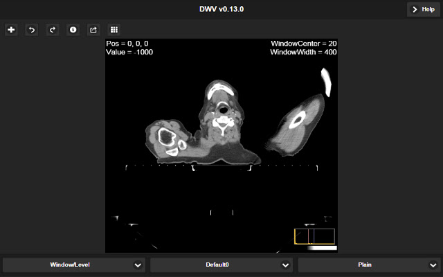 dwv  from Chrome web store to be run with OffiDocs Chromium online