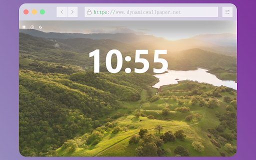 Dynamic Wallpaper  from Chrome web store to be run with OffiDocs Chromium online