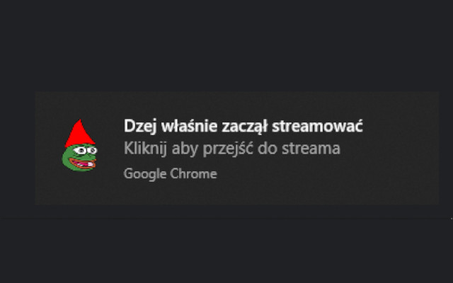 Dzejowcy Notifier  from Chrome web store to be run with OffiDocs Chromium online