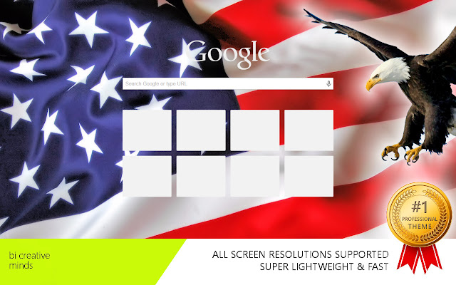 Eagle  USA Flag  from Chrome web store to be run with OffiDocs Chromium online