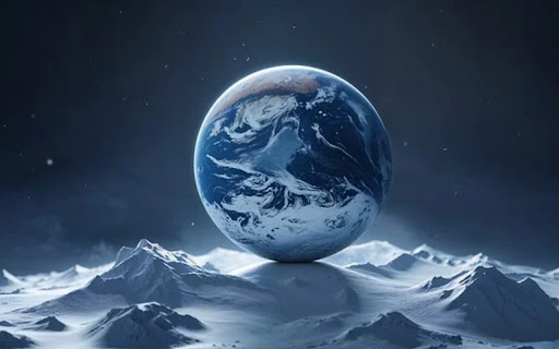 EARTH 2 Theme  from Chrome web store to be run with OffiDocs Chromium online