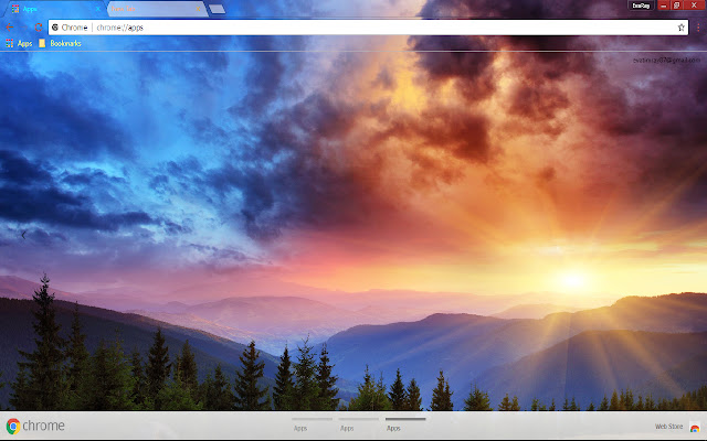Earth Sunrise  from Chrome web store to be run with OffiDocs Chromium online