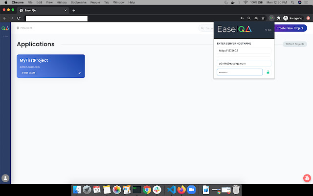 Easel QA  from Chrome web store to be run with OffiDocs Chromium online