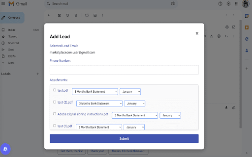 Easify CRM Ext  from Chrome web store to be run with OffiDocs Chromium online