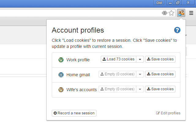 Easy Account Switcher for Google, Facebook.  from Chrome web store to be run with OffiDocs Chromium online