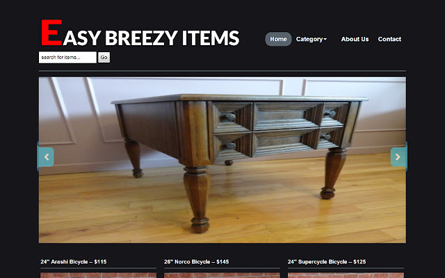 Easy Breezy Items  from Chrome web store to be run with OffiDocs Chromium online