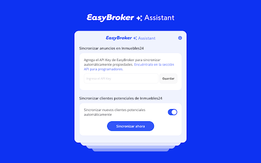 EasyBroker Assistant  from Chrome web store to be run with OffiDocs Chromium online