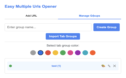 Easy Multiple Urls Opener  from Chrome web store to be run with OffiDocs Chromium online
