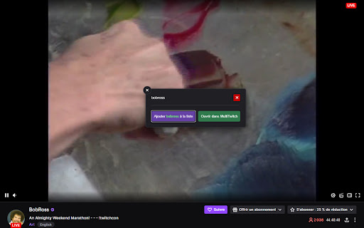 Easy Multitwitch  from Chrome web store to be run with OffiDocs Chromium online
