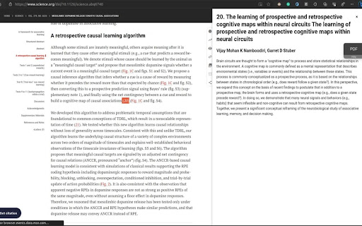 Easy Paper Reader  from Chrome web store to be run with OffiDocs Chromium online