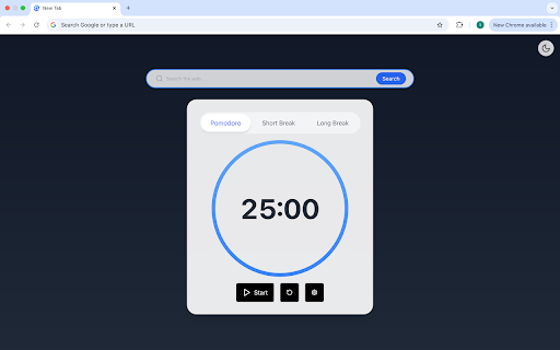 Easy Pomodoro  from Chrome web store to be run with OffiDocs Chromium online