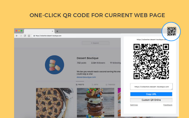 Easy QR Code Generator  from Chrome web store to be run with OffiDocs Chromium online