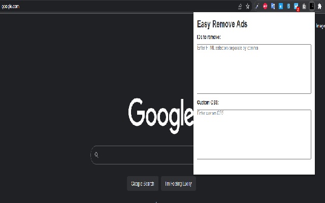 Easy Remove Ads  from Chrome web store to be run with OffiDocs Chromium online
