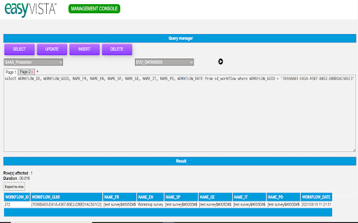 EasySearchSQL  from Chrome web store to be run with OffiDocs Chromium online