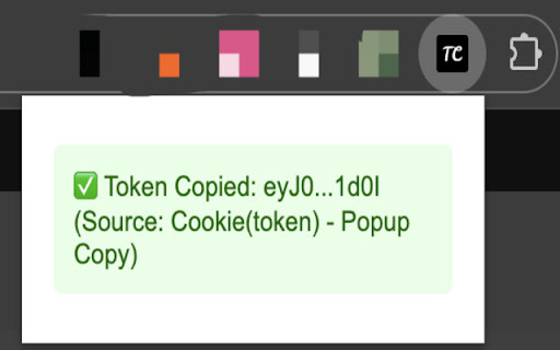 Easy Token Copy Web Tokens  from Chrome web store to be run with OffiDocs Chromium online