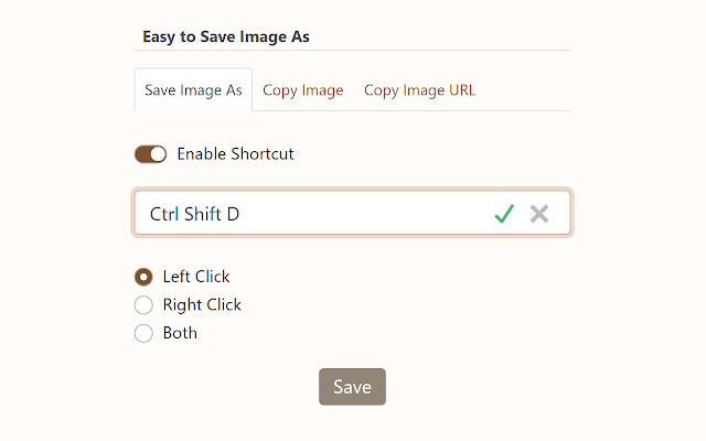 Easy to Save Image As (名前を付けて画像を保存)  from Chrome web store to be run with OffiDocs Chromium online