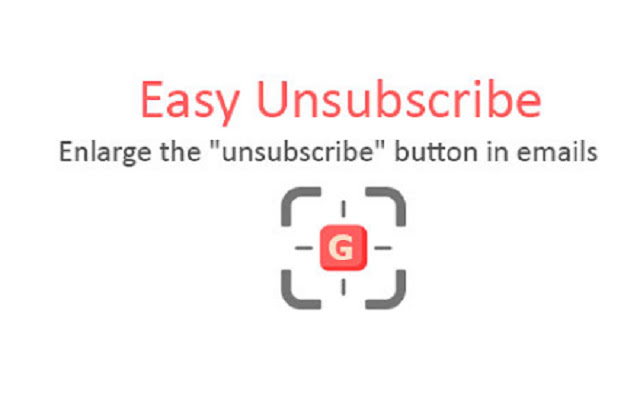 Easy Unsubscribe  from Chrome web store to be run with OffiDocs Chromium online