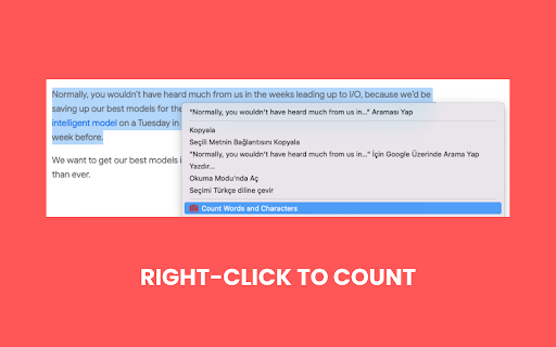 Easy Word  Character Counter  from Chrome web store to be run with OffiDocs Chromium online