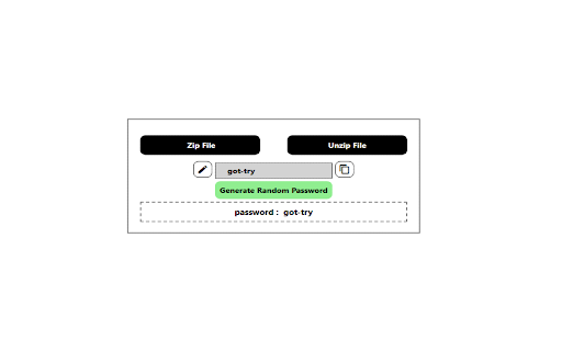 Easy Zip: Password Protect Zip File  from Chrome web store to be run with OffiDocs Chromium online