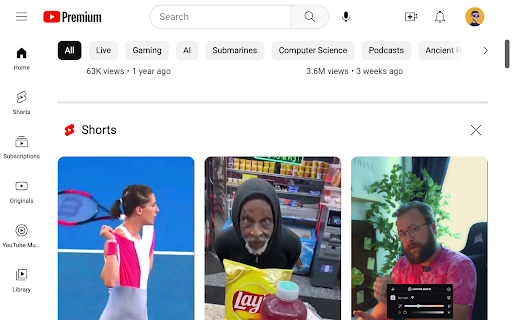 Eat My Shorts  from Chrome web store to be run with OffiDocs Chromium online