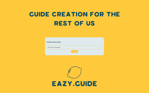 Eazy Guide  from Chrome web store to be run with OffiDocs Chromium online