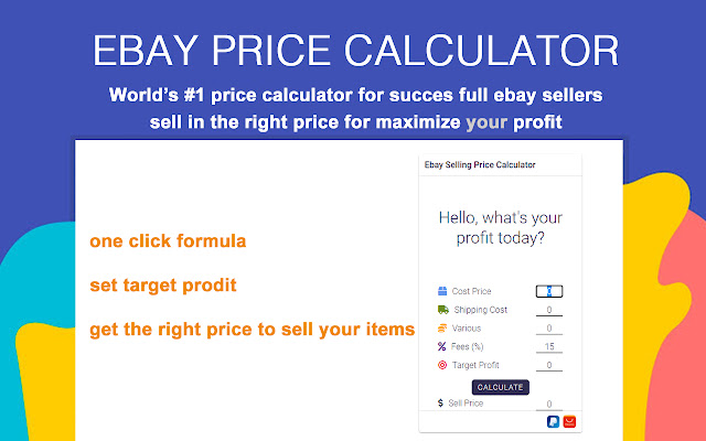 ebay dropship selling target profit formula  from Chrome web store to be run with OffiDocs Chromium online