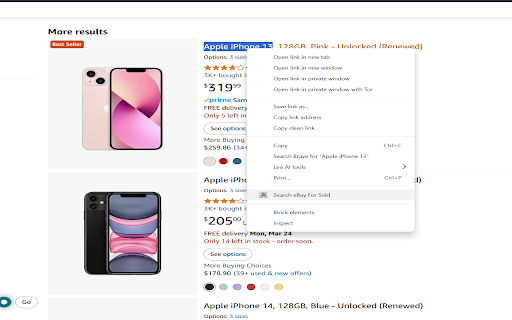eBay Sold Listings Search  from Chrome web store to be run with OffiDocs Chromium online