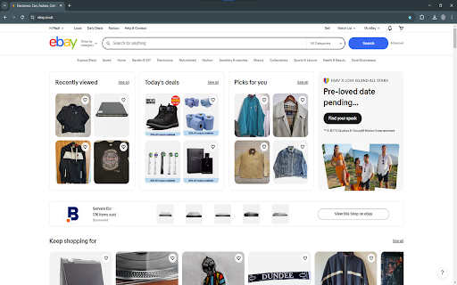 eBay UK Redirector  from Chrome web store to be run with OffiDocs Chromium online